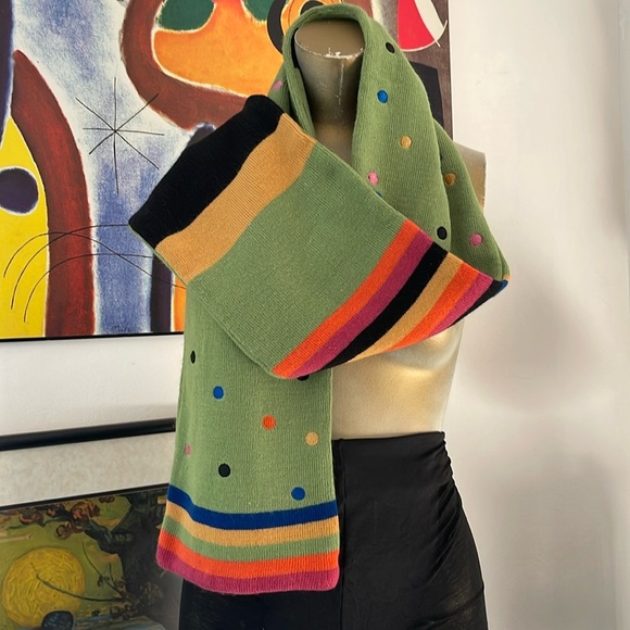 Accessories - Fun Wool Double Ply Cold Weather Scarf.